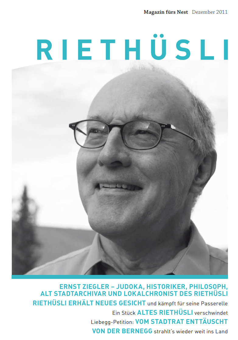 Ernst Ziegler Judoka, Historiker, Philosoph Riethüsli Magazin St.Gallen